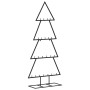 Christmas tree for decoration black metal 125 cm by , Christmas trees - Ref: Foro24-359593, Price: 46,83 €, Discount: %