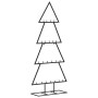 Árbol de Navidad para decoración metal negro 125 cm de , Arboles de navidad - Ref: Foro24-359593, Precio: 43,55 €, Descuento: %