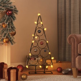 Árbol de Navidad para decoración metal negro 90 cm de , Arboles de navidad - Ref: Foro24-359598, Precio: 44,99 €, Descuento: %