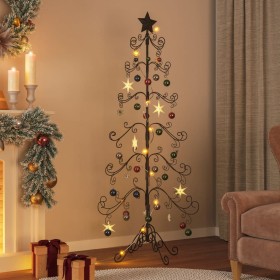 Árbol de Navidad para decoración metal negro 180 cm de , Arboles de navidad - Ref: Foro24-359608, Precio: 88,48 €, Descuento: %