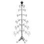 Árbol de Navidad para decoración metal negro 180 cm de , Arboles de navidad - Ref: Foro24-359608, Precio: 96,75 €, Descuento: %