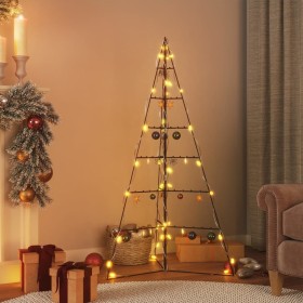 Árbol de Navidad para decoración metal negro 140 cm de , Arboles de navidad - Ref: Foro24-359601, Precio: 46,90 €, Descuento: %