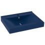 Lavabo de lujo con grifo cerámica azul oscuro 60x46 cm de , Lavabos - Ref: Foro24-147023, Precio: 88,77 €, Descuento: %