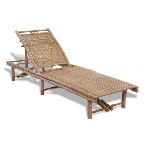 Bamboo deck chair by vidaXL, Loungers - Ref: Foro24-41499, Price: 179,01 €, Discount: %