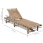 Bamboo deck chair by vidaXL, Loungers - Ref: Foro24-41499, Price: 178,68 €, Discount: %