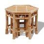 Bamboo garden stools 3 units by vidaXL, Garden chairs - Ref: Foro24-41495, Price: 115,57 €, Discount: %