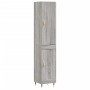 Aparador alto madera contrachapada gris Sonoma 34,5x34x180 cm de , Aparadores - Ref: Foro24-3199095, Precio: 98,09 €, Descuen...