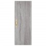 Aparador alto madera contrachapada gris Sonoma 34,5x34x180 cm de , Aparadores - Ref: Foro24-3199095, Precio: 98,09 €, Descuen...