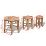 Bamboo garden stools 3 units by vidaXL, Garden chairs - Ref: Foro24-41495, Price: 115,57 €, Discount: %