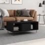 Black plywood coffee table 90x50x36.5 cm by , Coffee table - Ref: Foro24-830589, Price: 60,99 €, Discount: %