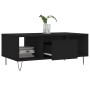 Mesa de centro madera contrachapada negro 90x50x36,5 cm de , Mesas de centro - Ref: Foro24-830589, Precio: 60,56 €, Descuento: %