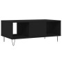 Mesa de centro madera contrachapada negro 90x50x36,5 cm de , Mesas de centro - Ref: Foro24-830589, Precio: 60,56 €, Descuento: %