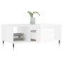 Mesa de centro madera contrachapada blanco brillo 90x50x36,5 cm de , Mesas de centro - Ref: Foro24-830582, Precio: 65,72 €, D...