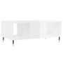 Mesa de centro madera contrachapada blanco brillo 90x50x36,5 cm de , Mesas de centro - Ref: Foro24-830582, Precio: 65,72 €, D...