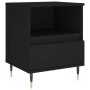 Mesita de noche madera contrachapada negro 40x35x50 cm de , Mesitas de noche - Ref: Foro24-830606, Precio: 54,87 €, Descuento: %