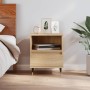 Sonoma oak engineered wood bedside table 40x35x50 cm by , Nightstands - Ref: Foro24-830610, Price: 42,19 €, Discount: %