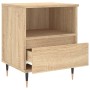 Mesita de noche madera de ingeniería roble Sonoma 40x35x50 cm de , Mesitas de noche - Ref: Foro24-830610, Precio: 42,19 €, De...