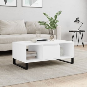 White plywood coffee table 90x50x36.5 cm by , Coffee table - Ref: Foro24-830596, Price: 60,80 €, Discount: %