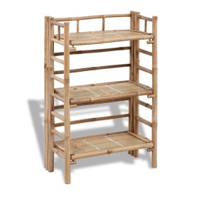 Bamboo 3-tier plant shelf by vidaXL, Pot stands - Ref: Foro24-41494, Price: 86,35 €, Discount: %