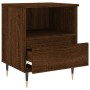 Mesitas noche 2 uds madera ingeniería marrón roble 40x35x50 cm de , Mesitas de noche - Ref: Foro24-830619, Precio: 77,06 €, D...