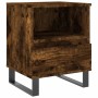 Mesita de noche madera de ingeniería roble ahumado 40x35x50 cm de , Mesitas de noche - Ref: Foro24-830646, Precio: 41,82 €, D...