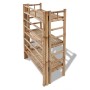 Bamboo 3-tier plant shelf by vidaXL, Pot stands - Ref: Foro24-41494, Price: 80,92 €, Discount: %