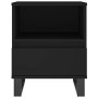 Black plywood nightstand 40x35x50 cm by , Nightstands - Ref: Foro24-830638, Price: 55,19 €, Discount: %