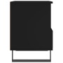 Black plywood nightstand 40x35x50 cm by , Nightstands - Ref: Foro24-830638, Price: 55,19 €, Discount: %