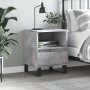 Concrete gray engineered wood bedside table 40x35x50 cm by , Nightstands - Ref: Foro24-830644, Price: 51,98 €, Discount: %