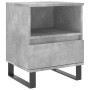 Mesita de noche madera de ingeniería gris hormigón 40x35x50 cm de , Mesitas de noche - Ref: Foro24-830644, Precio: 51,98 €, D...