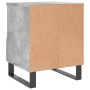 Concrete gray engineered wood bedside table 40x35x50 cm by , Nightstands - Ref: Foro24-830644, Price: 51,98 €, Discount: %