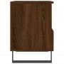 Mesita de noche madera de ingeniería marrón roble 40x35x50 cm de , Mesitas de noche - Ref: Foro24-830650, Precio: 47,80 €, De...