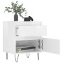 Nightstands 2 pcs glossy white engineered wood 40x35x50 cm by , Nightstands - Ref: Foro24-830673, Price: 87,58 €, Discount: %