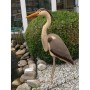 Animal figure in the shape of a gray heron, Ubbink 1065739 by Ubbink, Lawn Ornaments and Garden Sculptures - Ref: Foro24-4036...