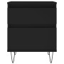 Mesitas de noche 2 uds madera de ingeniería negro 40x35x50 cm de , Mesitas de noche - Ref: Foro24-830671, Precio: 86,81 €, De...