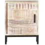 Mesita de noche de madera maciza de acacia 40x30x50 cm de vidaXL, Mesitas de noche - Ref: Foro24-287330, Precio: 108,90 €, De...