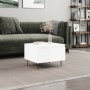 Glossy white engineered wood coffee table 50x46x35 cm by , Coffee table - Ref: Foro24-830864, Price: 38,99 €, Discount: %