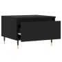 Center tables 2 units engineered wood black 50x46x35 cm by , Coffee table - Ref: Foro24-830847, Price: 55,66 €, Discount: %