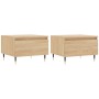 Couchtische 2 Stk. Holzwerkstoff Sonoma-Eiche 50x46x35cm von , Couchtisch - Ref: Foro24-830851, Preis: 64,99 €, Rabatt: %