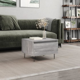 Sonoma gray engineered wood coffee table 50x46x35 cm by , Coffee table - Ref: Foro24-830872, Price: 37,10 €, Discount: %