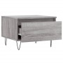 Mesa de centro madera de ingeniería gris Sonoma 50x46x35 cm de , Mesas de centro - Ref: Foro24-830872, Precio: 36,36 €, Descu...