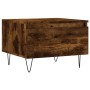 Mesa de centro madera de ingeniería roble ahumado 50x46x35 cm de , Mesas de centro - Ref: Foro24-830870, Precio: 41,43 €, Des...