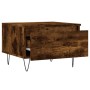 Mesa de centro madera de ingeniería roble ahumado 50x46x35 cm de , Mesas de centro - Ref: Foro24-830870, Precio: 41,43 €, Des...