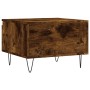 Mesa de centro madera de ingeniería roble ahumado 50x46x35 cm de , Mesas de centro - Ref: Foro24-830870, Precio: 41,43 €, Des...