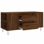 Mesa de centro madera de ingeniería marrón roble 102x44,5x50 cm de , Mesas de centro - Ref: Foro24-831003, Precio: 76,57 €, D...