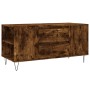 Mesa de centro madera ingeniería roble ahumado 102x44,5x50 cm de , Mesas de centro - Ref: Foro24-831001, Precio: 73,33 €, Des...