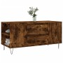 Mesa de centro madera ingeniería roble ahumado 102x44,5x50 cm de , Mesas de centro - Ref: Foro24-831001, Precio: 73,33 €, Des...