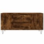 Mesa de centro madera ingeniería roble ahumado 102x44,5x50 cm de , Mesas de centro - Ref: Foro24-831001, Precio: 73,33 €, Des...