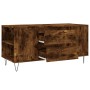 Mesa de centro madera ingeniería roble ahumado 102x44,5x50 cm de , Mesas de centro - Ref: Foro24-831001, Precio: 73,33 €, Des...