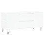 Mesa de centro madera de ingeniería blanco 102x44,5x50 cm de , Mesas de centro - Ref: Foro24-830996, Precio: 75,90 €, Descuen...